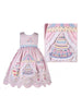 Garden Tea Party Embroidered Appliqué Dress