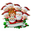 Santa & Mrs Claus Family Personalized Christmas Ornament