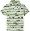 Farm Stripes Bamboo SS Polo Shirt
