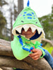 Spiky Dino Toddler and Kids 3D Hoodie