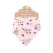 Vintage Christmas Trees Pink Bandana Bib