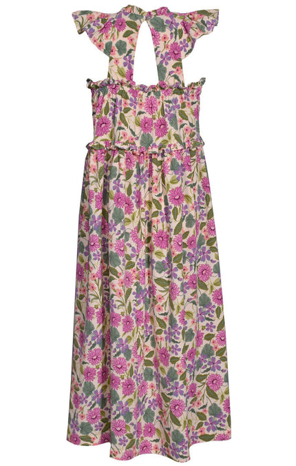 Floral Maxi Dress and Bag