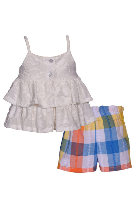 Plaid Short Set