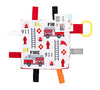 Crinkle Tag Square Toy-Firetruck Firefighter