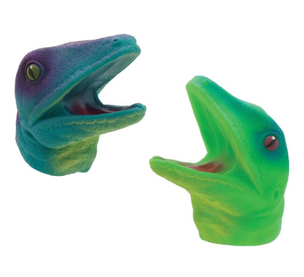 Colorful Lizard Hand Puppets Features: Material: TPR Packaging: Display