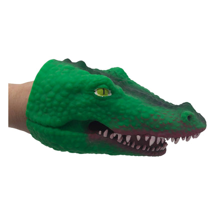 Fierce Crocodile Hand Puppets Features: Material: TPR Packaging: Display