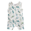 Organic Tank Romper - Seahorses