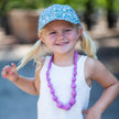 Little Girls Necklace- Purple