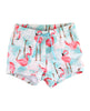 Vibrant Flamingo Swim Shorties