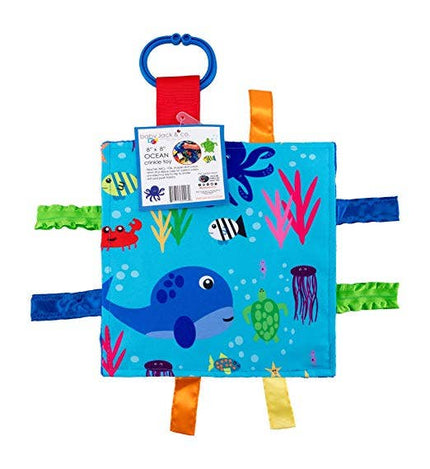 Crinkle Tag Sensory Toy-Ocean Fish