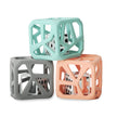 The Malarkey Kids Chew Cube is the mom-created modern rattle and teether. It provides four-way sensory stimulation, including soft, textured teething edges for tender gums; large flexible holes to help baby with gripping skills plus a black and white patterned rattle with mirrors to provide stimulation for baby's ears and eyes. One size.