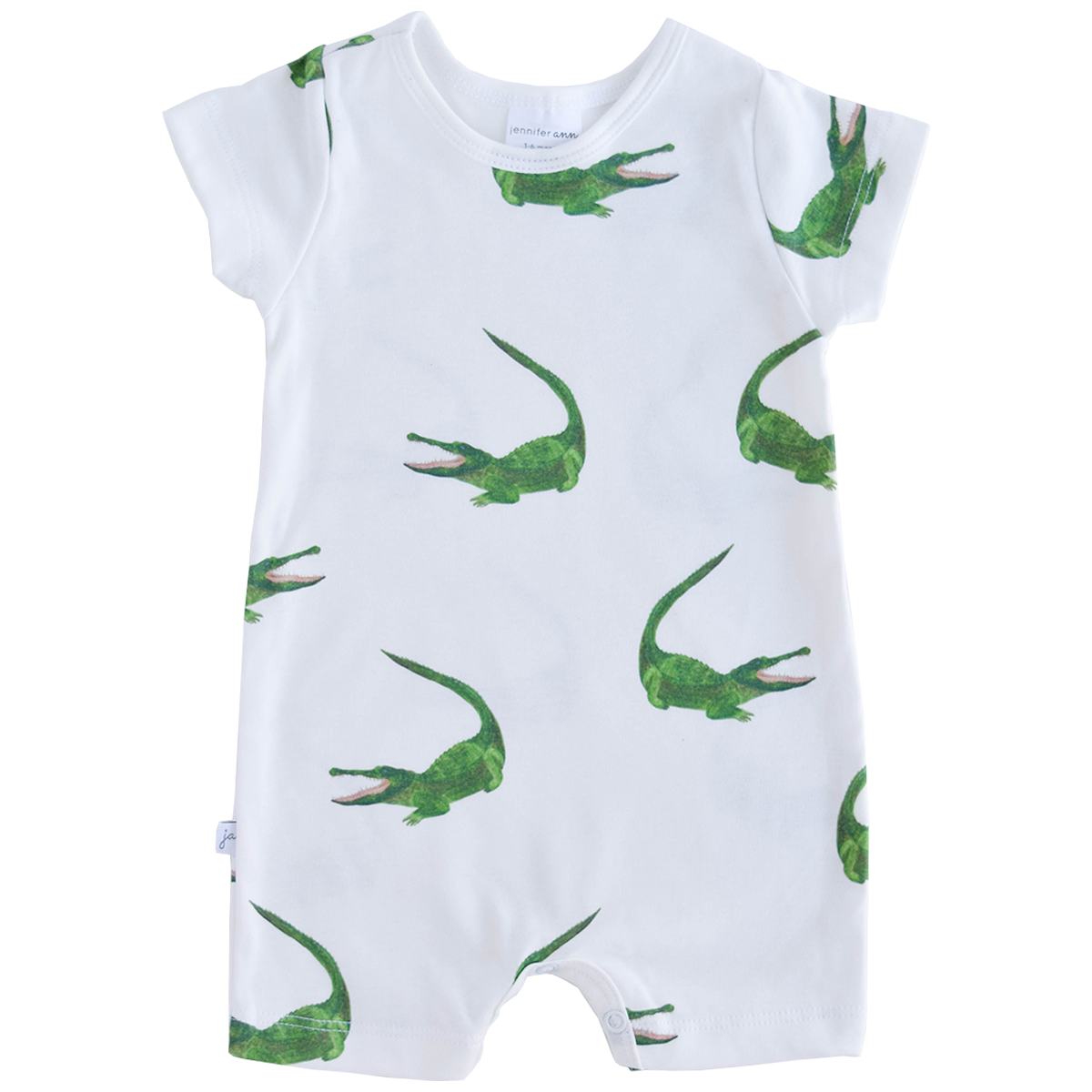 Organic Romper - Alligators