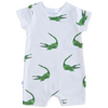 Organic Romper - Alligators