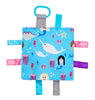 Crinkle Tag Square Toy-Mermaid Narwhal