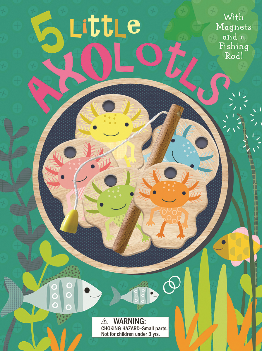 5 Little Axolotls Magnet Board Book